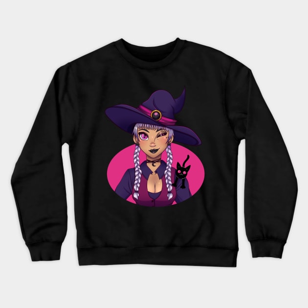 Witchy Crewneck Sweatshirt by PeppermintKamz